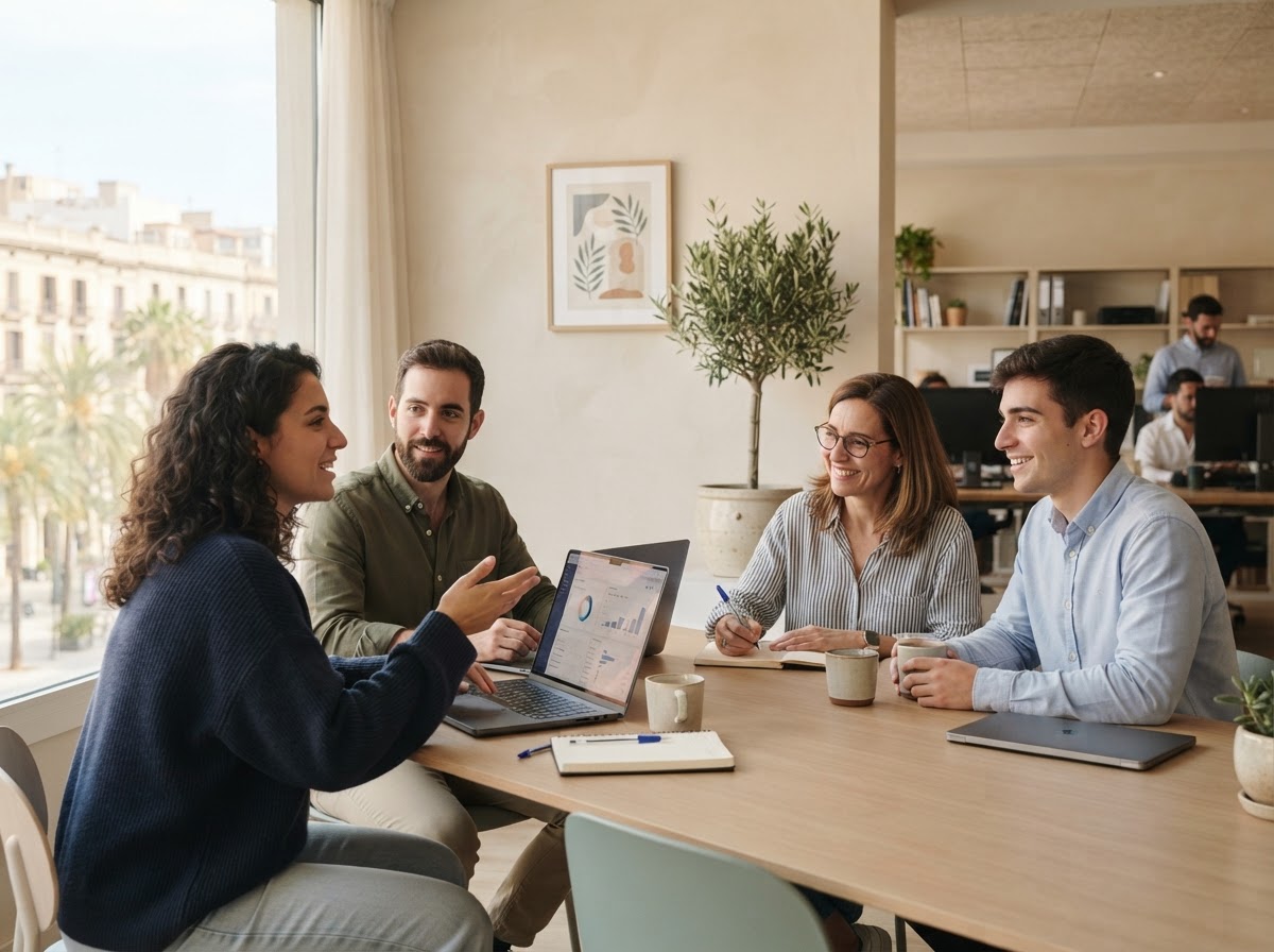 Rynqelvaxis equipo analizando modelos predictivos de mercado